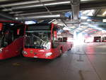 AFA - Mercedes Citaro Nr. 97 in der Busstation von Adelboden, am 18.10.17 