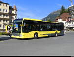 STI - MAercedes Citaro  Nr.503  BE 415503 als Aushilfe bei Grindelwald Bus bei Busbahnhof neben dem WAB/ BOB Bahnhof in Grindelwald am 28.09.2023