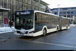 Postauto ?  - MAN Lion`s City Hybrid  BL  213872 im Bahnersatz zwischen Interlaken und Meiringen. Hier bei den Haltestellen in Interlaken Ost am 22.11.2025