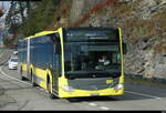 STI - Mercedes Citaro Nr.182  BE 804182 bei der Zufahrt zu der Haltestelle in der Beatenbucht am 22.11.2025