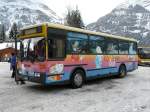Grindelwald Bus - Vetter (COCOLINO-BUS) BE  363305 bei den Bushaltestellen beim Bahnhof Grindelwald am 25.02.2011  