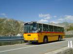 Kammermann, Bern - BE 650'996 - Saurer/Hess RH (ex P 24'233) am 21. August 2011 auf dem Grimsel, Rest. Grimselblick