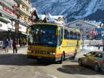Grindelwald Bus - Setra S 312 HD  BE 92977 unterwegs in Grindelwald am 26.01.2013