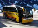 Grindelwald Bus - Setra S 411 HD BE 47910 bei der Bushaltestell in Grindelwald am 26.01.2013