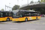 Postauto/Regie Porrentruy JU 52035 (MAN A21 Lion's City) am 22.10.2019 beim Bhf.