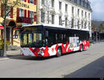 MOBIJU ( Postauto ) - Mercedes Citaro JU 52431 unterwegs in Delémont am 15.04.2022