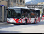 MOBIJU ( Postauto ) - Mercedes Citaro JU 43868 in Delémont am 15.04.2022