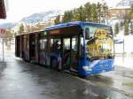 Engadin Bus - Mercedes Citaro  GR 100115 in Samedan am 15.02.2014