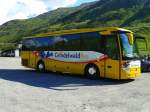 Hier zu sehen ist ein Mercedes-Benz Tourismo K von Grindelwald Bus am 21.7.2015 am Oberalppass.