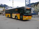 Postauto - Iveco Irisbus Crossway GR 92716 beim Bahnhof Ilanz am 25.11.2016