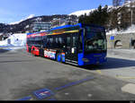 Engadin Bus - Mercedes Citaro  GR 100112 unterwegs beim Bahnhof von St.