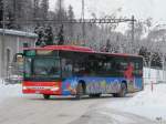 Setra S 415 NF GR 100105 unterwegs auf der Linie 1 in Pontresina am 01.01.2010