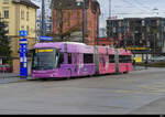 VBL - Hess Trolleybus Nr.404 unterwegs in Emmenbrücke am 30.12.2021