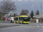 Lichtenstein Bus - MAN Lion`s City Nr.61  FL 39861 bei der zufahrt zu den Bushaltestellen in Buchs/SG am 27.03.2015