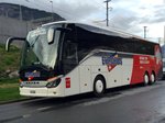 Schweizer Hockeynati Teamcar von Eurobus am 13.4.2016 vor der Litternahalle, für ein Testspiel gegen Tschechien.