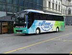 ruffiner reisen - MAN Lion`s Coach  VS  465000 in Brig unterwegs für die MGB als Bahnersatz am 26.02.2023