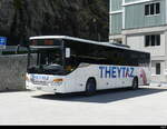 Theytaz  - Setra S 415 H  VS  11007 auf der Linie 372 am Endpunkt der Strasse zur Staumauer von Grand Dixence am 30.07.2023