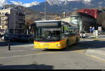 Postauto - MAN Lion`s City unterwegs in Sion am 29.12.2025