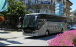Setra S 515 HD Reisecar unterwegs in der Stadt Brig am 29.07.2026