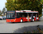 asm Oberaargau - MAN Lion`s City  Nr.62  BE 858862 bei den Bushaltestellen beim Bahnhof Herzogenbuchsee am 20.10.2020