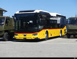 Postauto - Scania Citywide abgestellt bei einer Scania Garage in Murgenthal am 18.04.2022