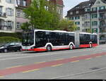 asm Oberaargau - MAN Lion`s City Hybrid Nr.74 unterwegs in der Stadt Solothurn am 19.04.2023