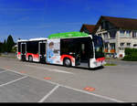 BGU - Mercedes Citaro  Nr.21  SO  54813 in BUsswil als Bahnersatz für die BLS von Busswil nach Büren an der Aare ..