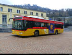 Postauto - Mercedes Citaro  TI 228014 in Bellinzona bei den Bushaltestellen beim Bahnhof am 12.02.2021