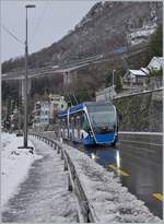 Die nun auf der VMCV Linie 201 verkehrenden  Last-Mile  Buse, haben seit kurzem Namen von Ortschaften erhalten, welche durch die VMCV bedient werde, wie der im Bild zu sehende Bus 805 mit dem Namen