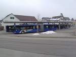 VZO-Mercedes Citaros NR.29,NR.27 und NR.113 am Busbahnhof in Oetwil am 30.1.11