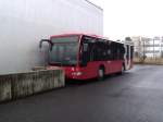 RJ-Mercedes Citaro NR.201 beim Busdepot in Rüti ZH am 11.2.14.
