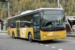 Iveco Crossway LE  VS 516 247  '11446' der PostAuto Regie Brig am 30.10.22 als ZB Bahnersatz nach der Abfahrt in Interlaken Ost.