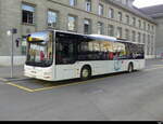 SBB - Bahnersatz für den Bhf. Biel am 30.09.2023 und 01.10.2023 da der Bhf. Biel nicht via SBB und BLS erreichbar war (Nur via asm (BTI) die als einzige Bahn den Bahnhof Biel anfahren konnte) Hier ein Bus von Funicar mit ein MAN Lion`s City  BE 708024 der zwischen Biel und Le Landeron hin und her Fuhren, beim Halt vor dem Bhf. Biel