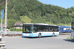 RTB Nr. 92, ex PostBus (MAN A21 Lion's City) am 11.8.2023 beim Bhf. Ziegelbrücke als Bahnersatz nach Walenstadt