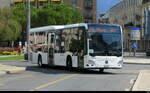 Intertours - Mercedes Citaro Nr.646 unterwegs als Bahnersatz in Vevey am 15.08.2026