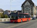Südbadenbus / DB - MAN Lion`s City  FR.JS 571 unterwegs in der Stadt Basel am 24.09.2014