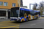RVL / SWEG - Mercedes Citaro  FR.H  8985 auf Extrafahrt in Basel ( Kleinhüningen  )am 18.11.2023