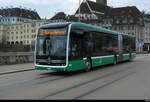 BVB - Mercedes e Citaro Nr.7101 unterwegs auf der Linie 34 in der Stadt Basel am 01.02.2026