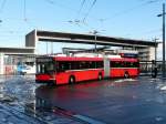 Bern Mobil - NAW Trolleybus Nr.7 bei der Haltestelle Bern Wankdorf am 30.11.2013