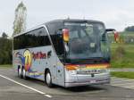 Dysli Bern - Setra S 415 HDH  BE 10444 auf einem Parkplatz bei einem Einkauf Center in Bern Brünnen am 25.10.2014