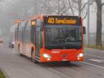 RBS - Mercedes Citaro Nr.17  BE  467417 unterwegs auf der Linie 40 bei der Haltestelle Wankdorf Center am 22.11.2014