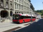 Bern Mobil - Trolleybus Nr.3 unterwegs auf der Linie 12 in der Altstadt von Bern am 06.06.2015