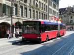 Bern Mobil - Trolleybus Nr.2 unterwegs auf der Linie 12 in der Altstadt vob Bern am 06.06.2015