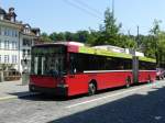 Bern Mobil - Trolleybus Nr.7 unterwegs auf der Linie 12 in der Altstadt von Bern am 06.06.2015
