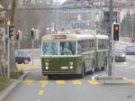 Tramverein Bern / ex Bern Mobil - Oldtimer FBW 251 unterwegs in der Stadt Bern am in Bern 12.03.2016