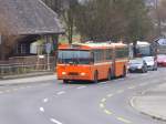 Tramverein Bern / ex Bern Mobil - Oldtimer FBW 283 unterwegs in der Stadt Bern am in Bern 12.03.2016