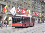 Bern Mobil - Trolleybus Nr.16 unterwegs auf der Linie 12 in der Stadt Bern am 24.05.2016