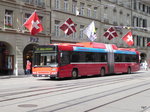 Bern Mobil - Volvo Nr.827  BE 612827 unterwegs auf der Linie 10 in der Stadt Bern am 24.05.2016