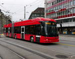 Bern Mobil - Hess Trolleybus Nr.25 unterwegs auf der Linie 11 am 06.01.2018