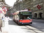 Bern Mobil - Trolleybus Nr.12 unterwegs auf der Linie 12 in der Stadt Bern am 29.04.2018